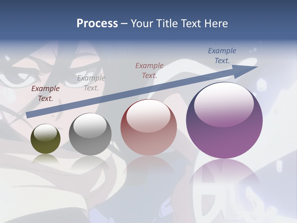 A Woman With A Clock In Her Hand PowerPoint Template