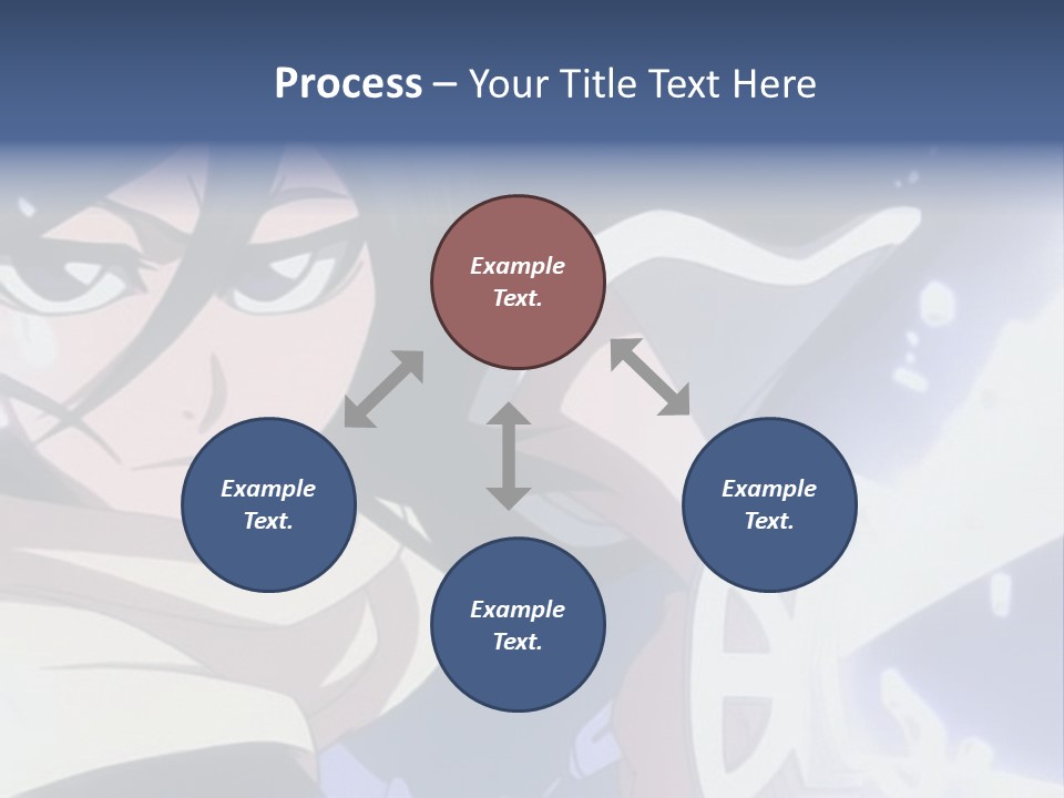 A Woman With A Clock In Her Hand PowerPoint Template