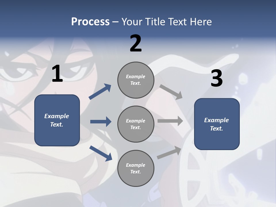 A Woman With A Clock In Her Hand PowerPoint Template