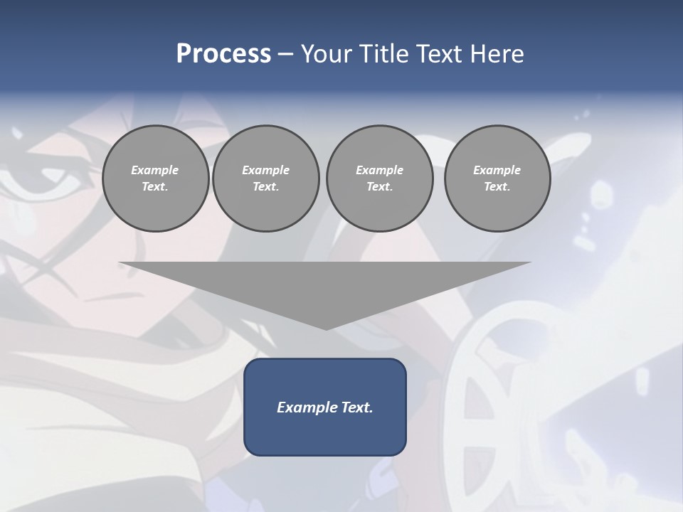 A Woman With A Clock In Her Hand PowerPoint Template
