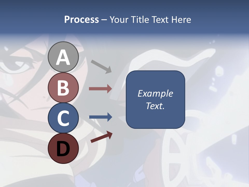 A Woman With A Clock In Her Hand PowerPoint Template