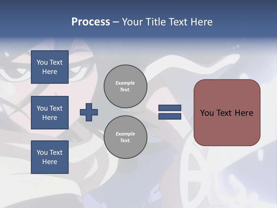 A Woman With A Clock In Her Hand PowerPoint Template