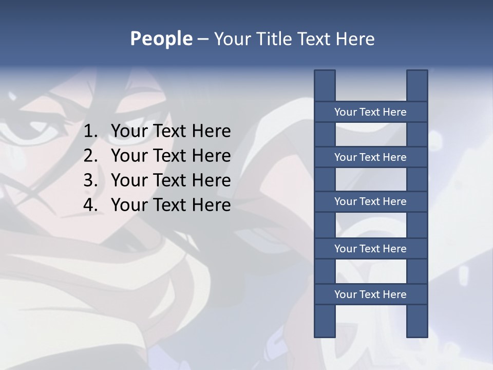 A Woman With A Clock In Her Hand PowerPoint Template