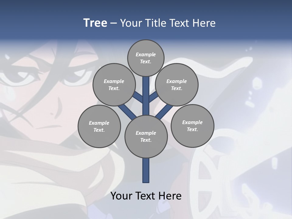 A Woman With A Clock In Her Hand PowerPoint Template