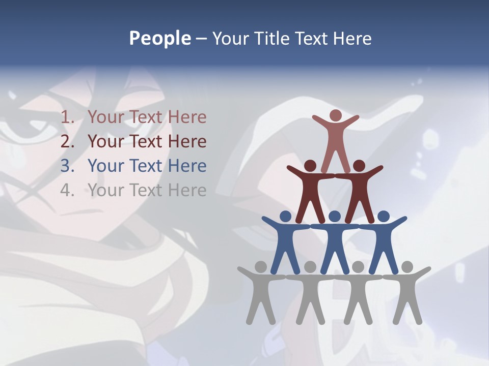 A Woman With A Clock In Her Hand PowerPoint Template