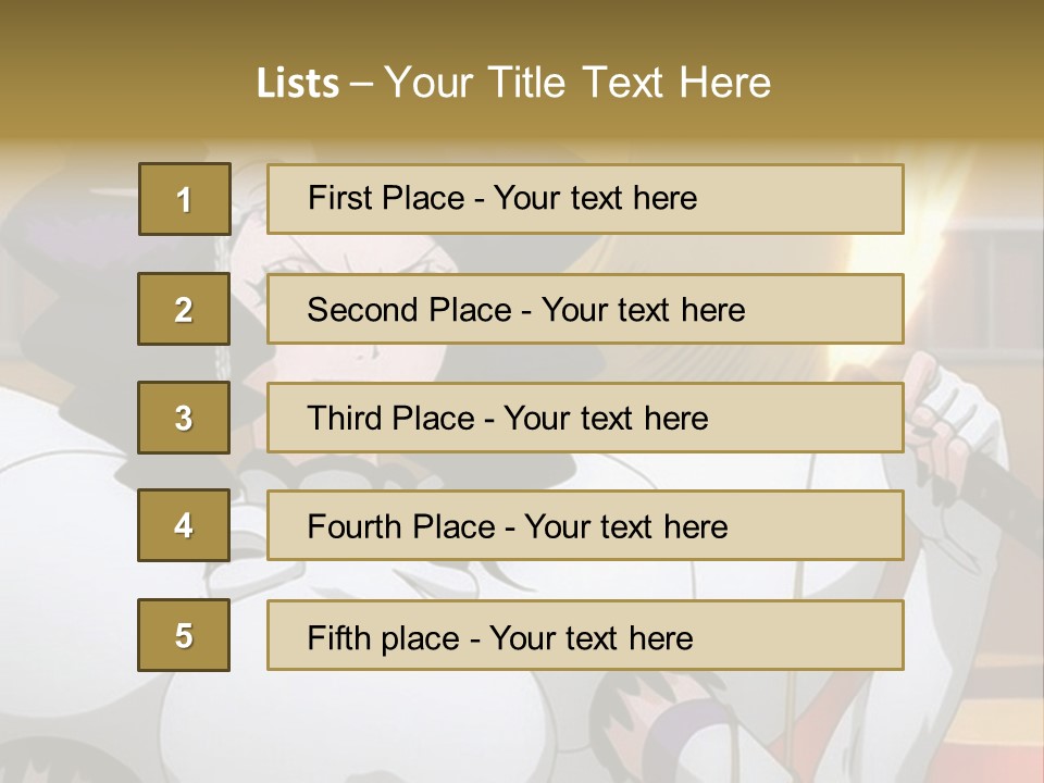 A Woman In A White Dress Holding A Sword PowerPoint Template