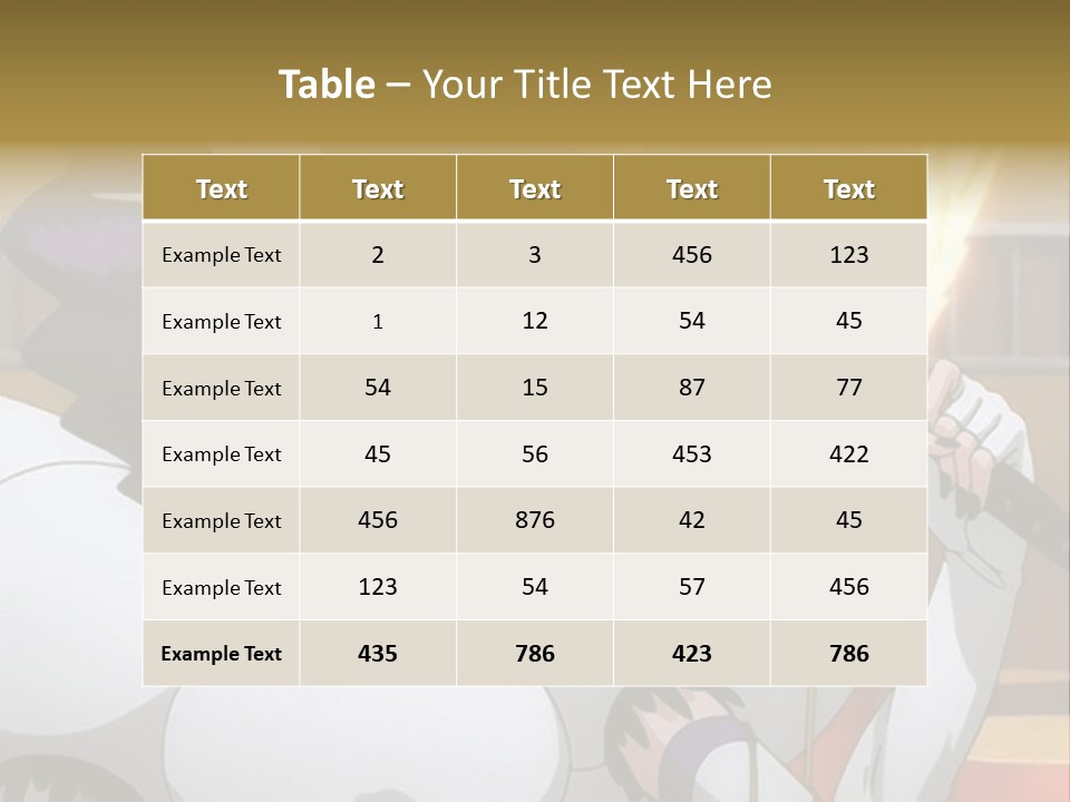 A Woman In A White Dress Holding A Sword PowerPoint Template