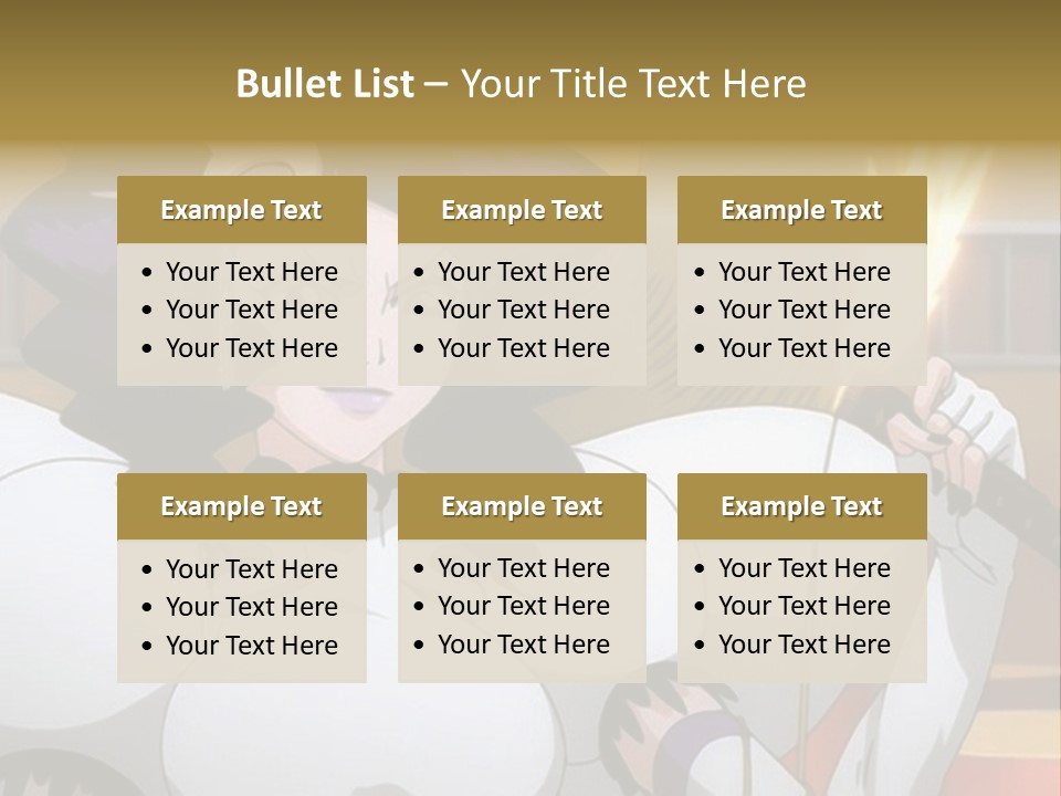 A Woman In A White Dress Holding A Sword PowerPoint Template