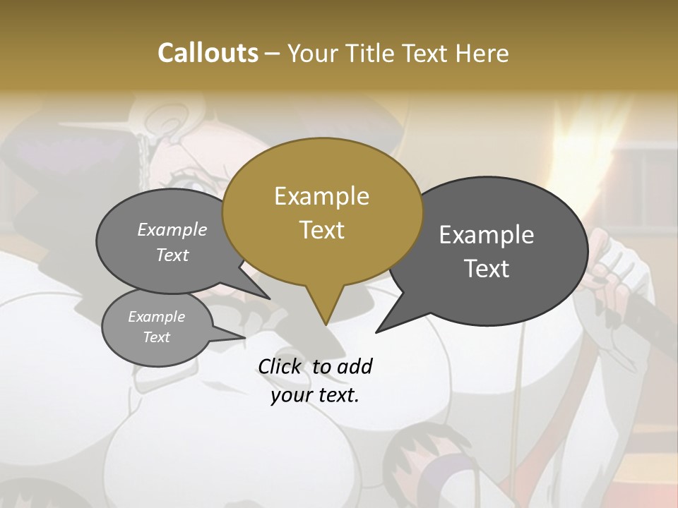 A Woman In A White Dress Holding A Sword PowerPoint Template