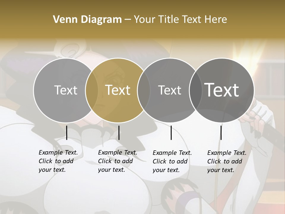 A Woman In A White Dress Holding A Sword PowerPoint Template