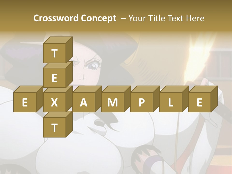 A Woman In A White Dress Holding A Sword PowerPoint Template