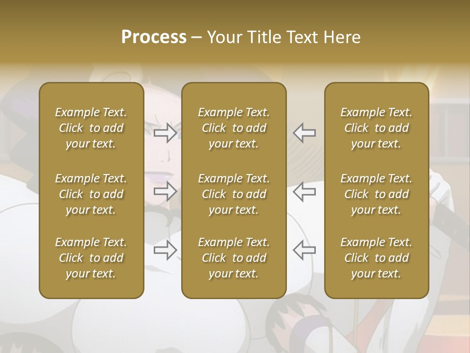 A Woman In A White Dress Holding A Sword PowerPoint Template