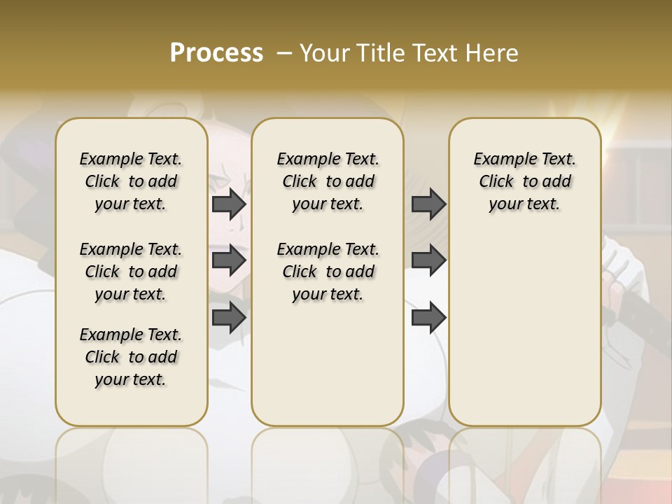A Woman In A White Dress Holding A Sword PowerPoint Template