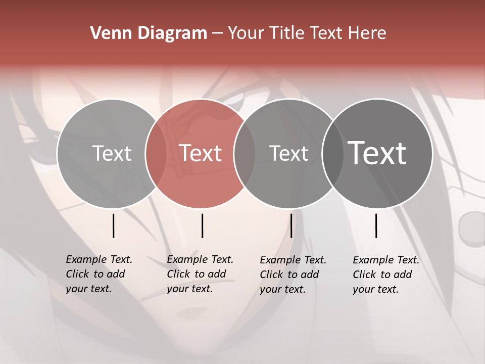 A Anime Character With Blue Eyes And Long Hair PowerPoint Template