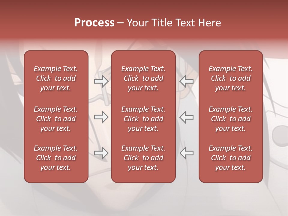 A Anime Character With Blue Eyes And Long Hair PowerPoint Template
