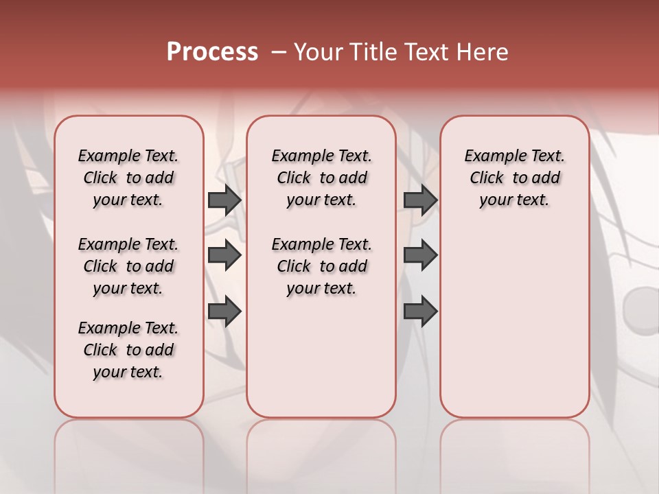 A Anime Character With Blue Eyes And Long Hair PowerPoint Template