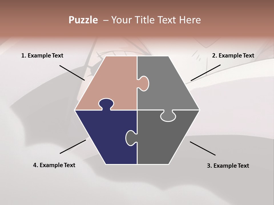 A Anime Character With Blue Eyes And A White Head PowerPoint Template