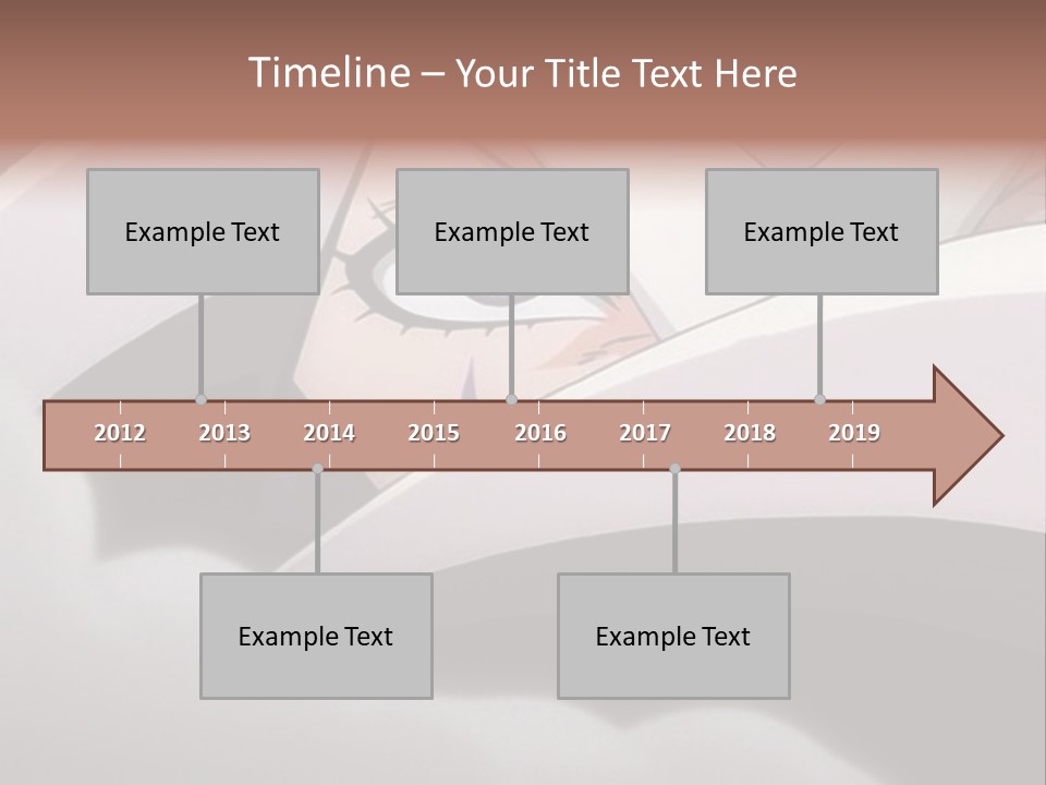 A Anime Character With Blue Eyes And A White Head PowerPoint Template