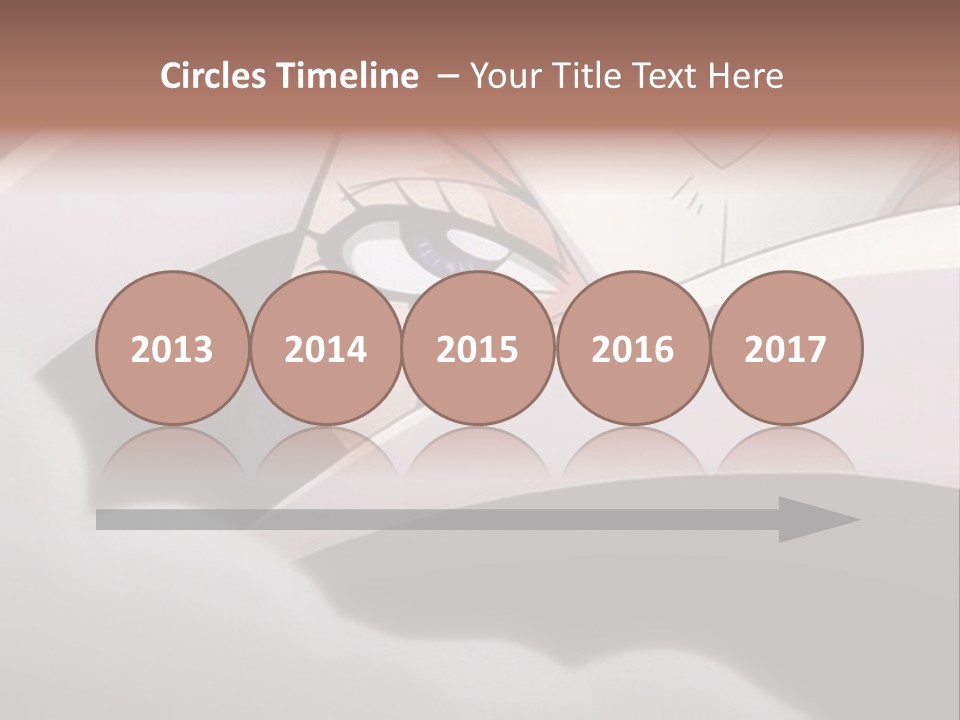 A Anime Character With Blue Eyes And A White Head PowerPoint Template