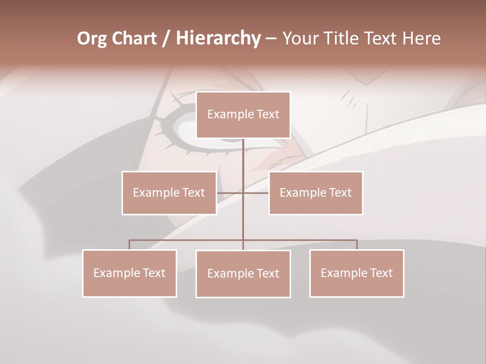 A Anime Character With Blue Eyes And A White Head PowerPoint Template