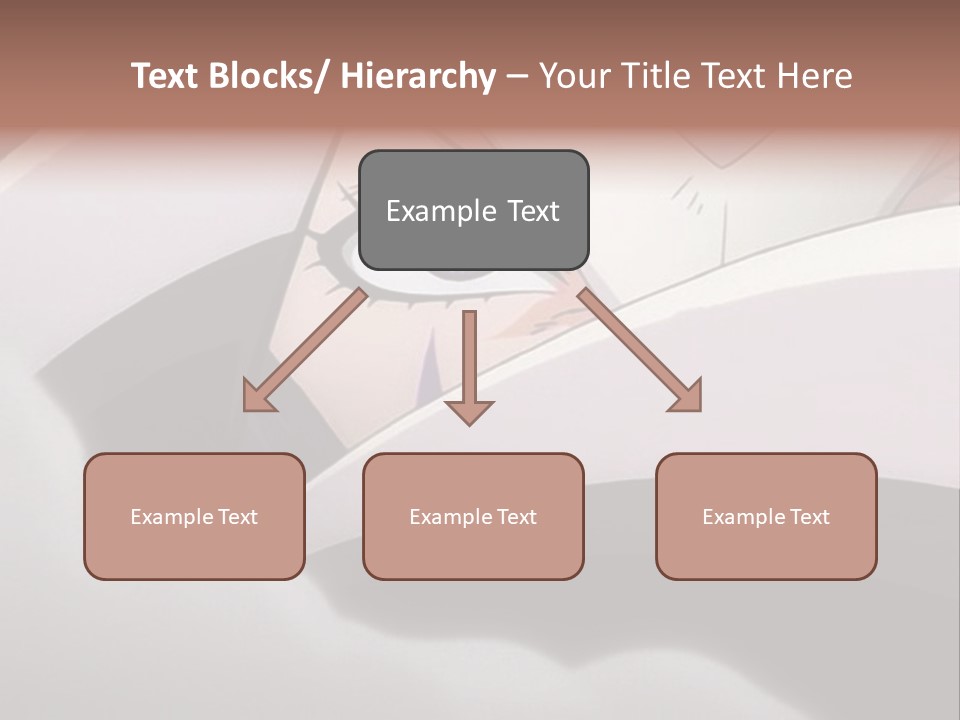 A Anime Character With Blue Eyes And A White Head PowerPoint Template