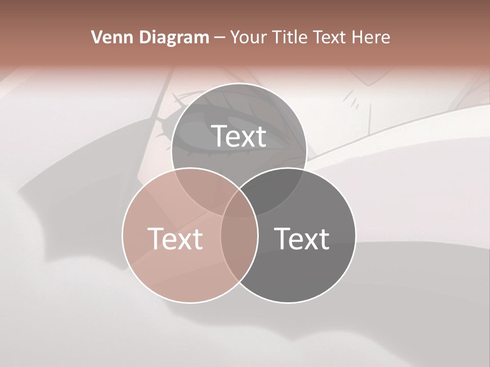 A Anime Character With Blue Eyes And A White Head PowerPoint Template