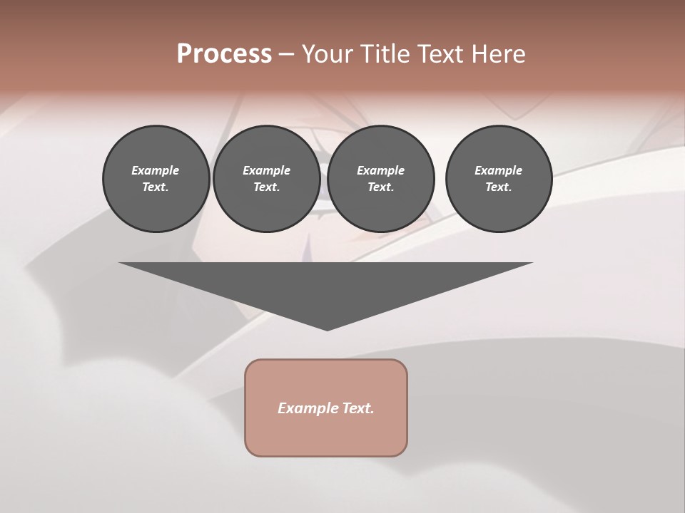 A Anime Character With Blue Eyes And A White Head PowerPoint Template