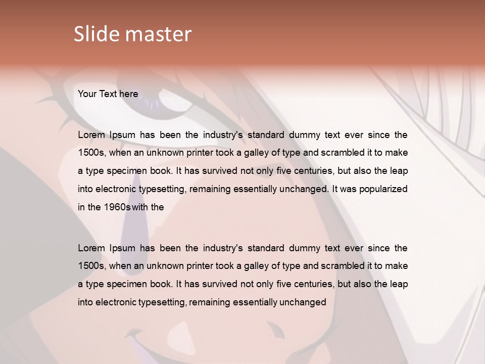 A Woman Crying With A Knife In Her Hand PowerPoint Template