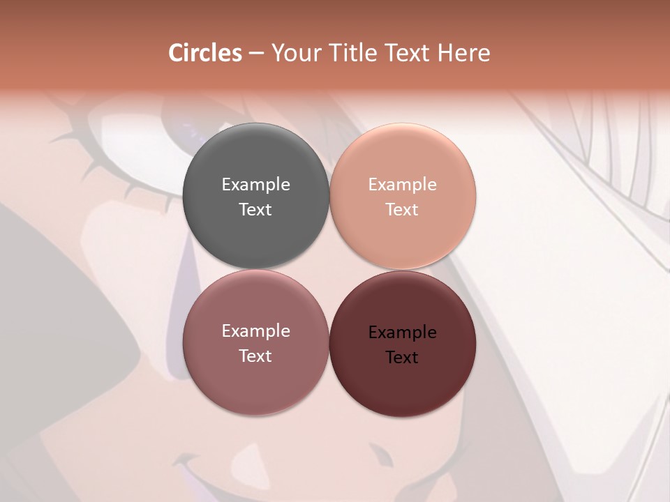 A Woman Crying With A Knife In Her Hand PowerPoint Template