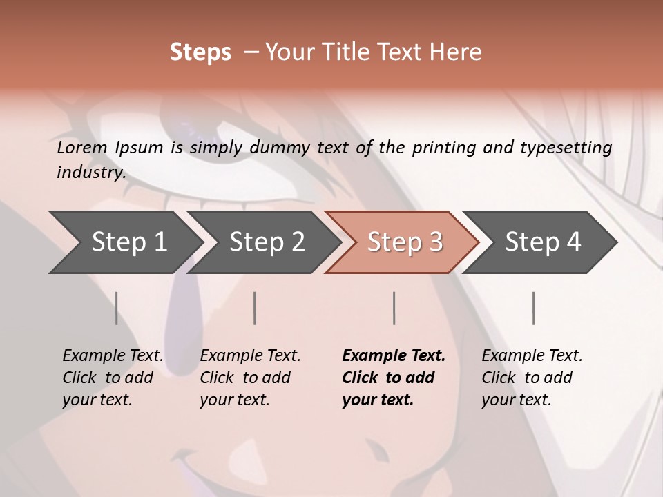 A Woman Crying With A Knife In Her Hand PowerPoint Template