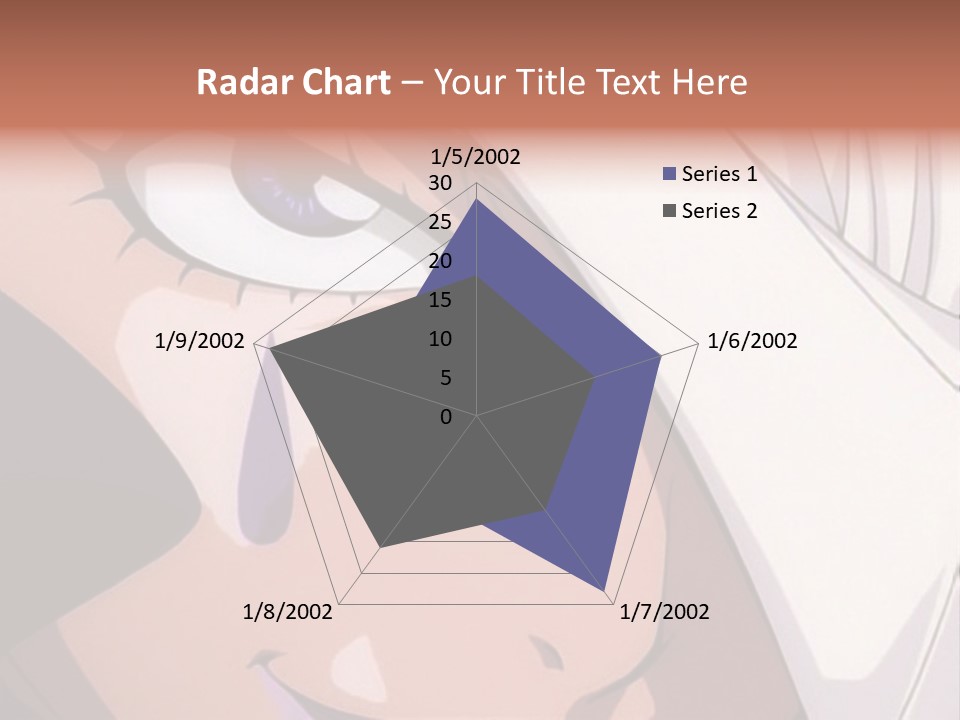 A Woman Crying With A Knife In Her Hand PowerPoint Template