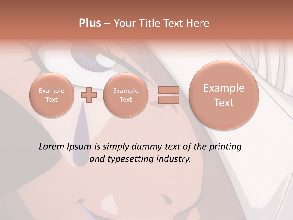 A Woman Crying With A Knife In Her Hand PowerPoint Template