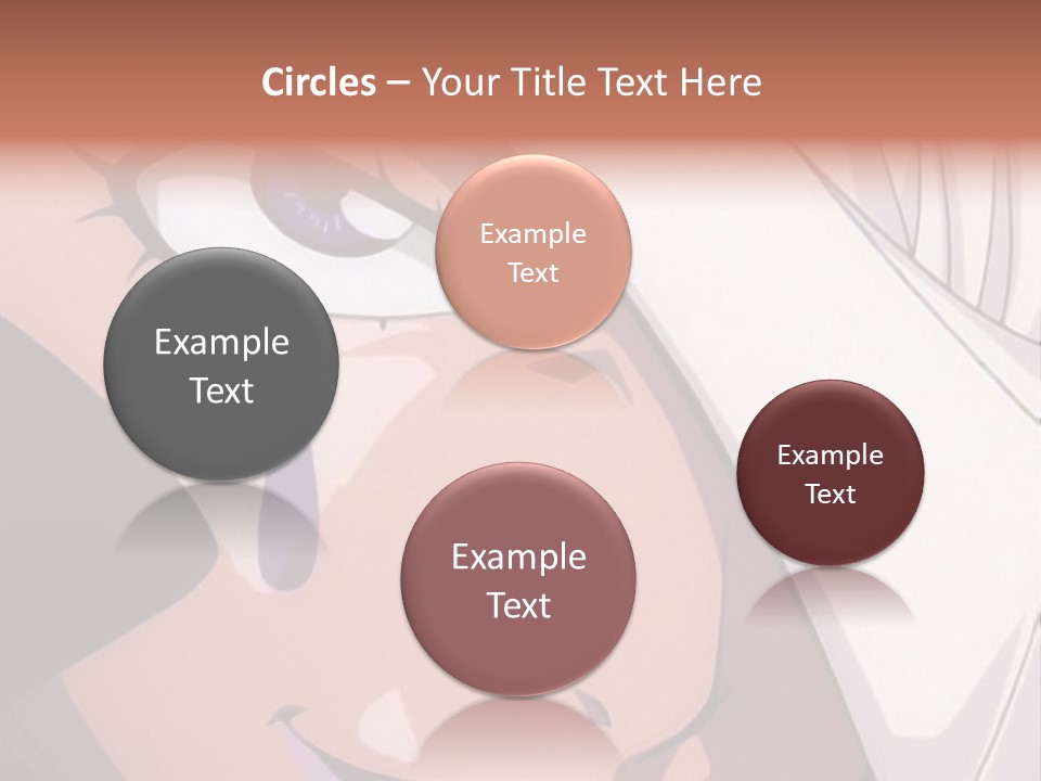 A Woman Crying With A Knife In Her Hand PowerPoint Template