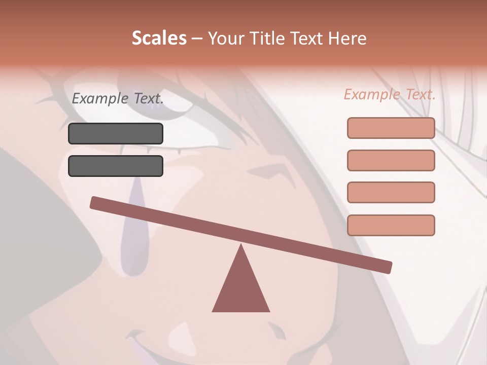 A Woman Crying With A Knife In Her Hand PowerPoint Template