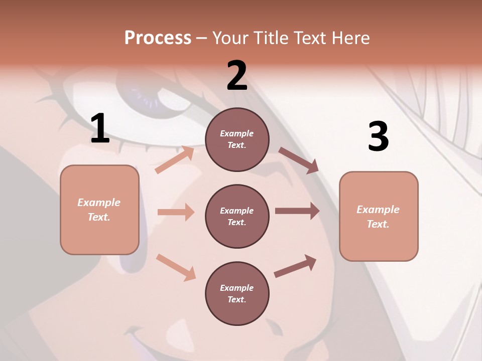 A Woman Crying With A Knife In Her Hand PowerPoint Template