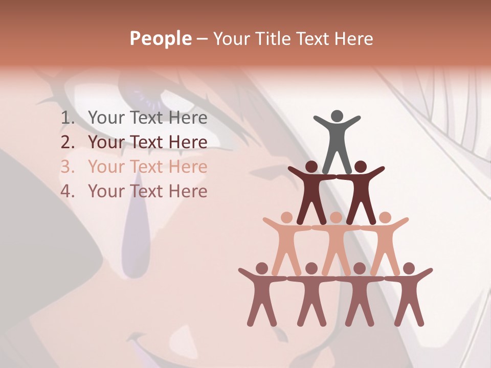 A Woman Crying With A Knife In Her Hand PowerPoint Template