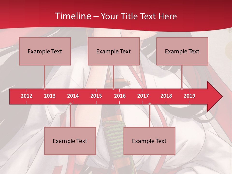 A Woman In A Red And White Dress Holding A Microphone PowerPoint Template