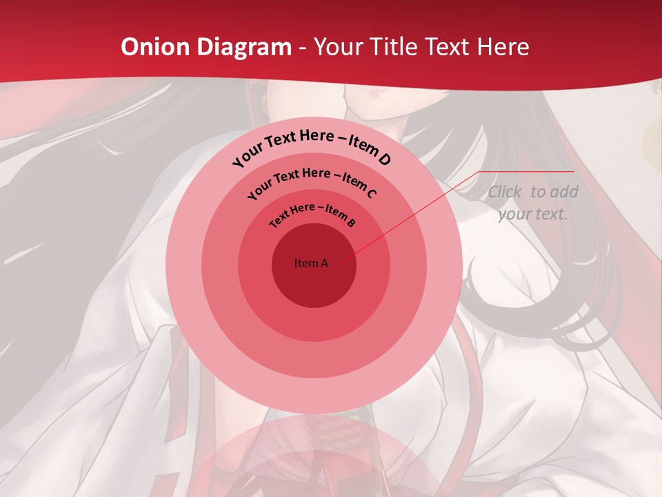 A Woman In A Red And White Dress Holding A Microphone PowerPoint Template