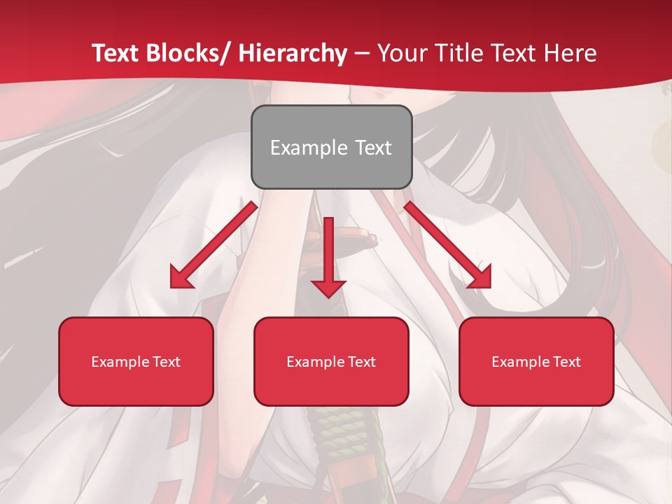 A Woman In A Red And White Dress Holding A Microphone PowerPoint Template