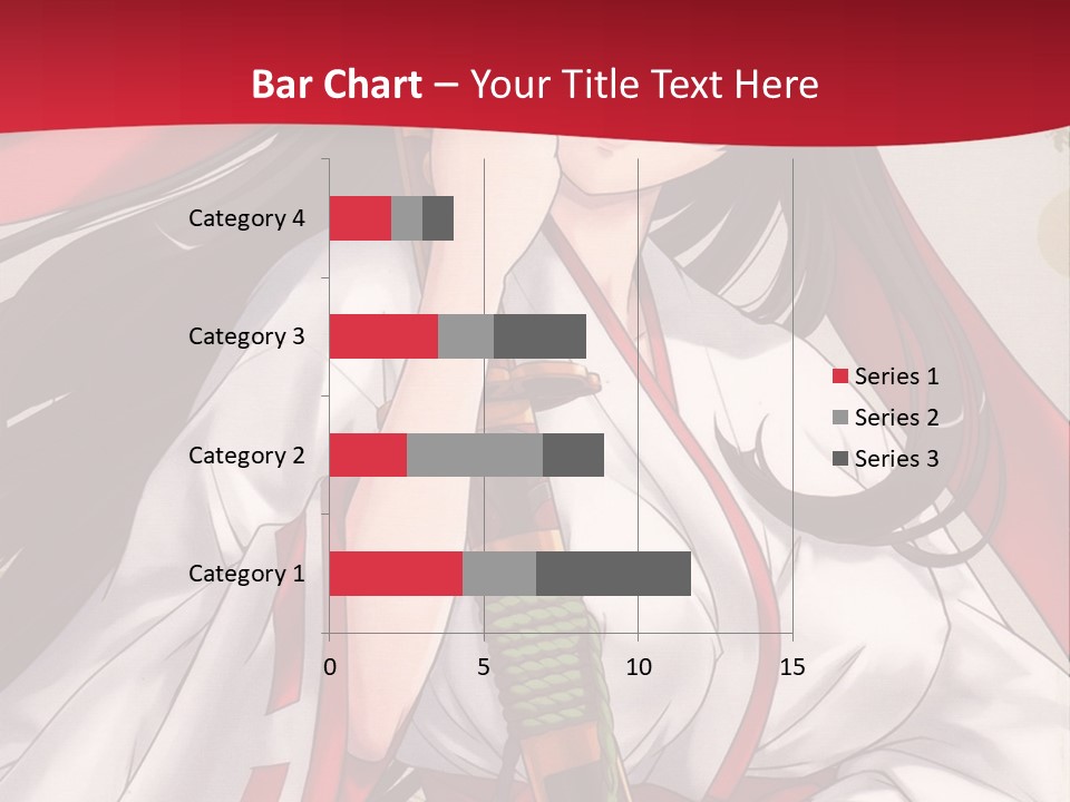 A Woman In A Red And White Dress Holding A Microphone PowerPoint Template