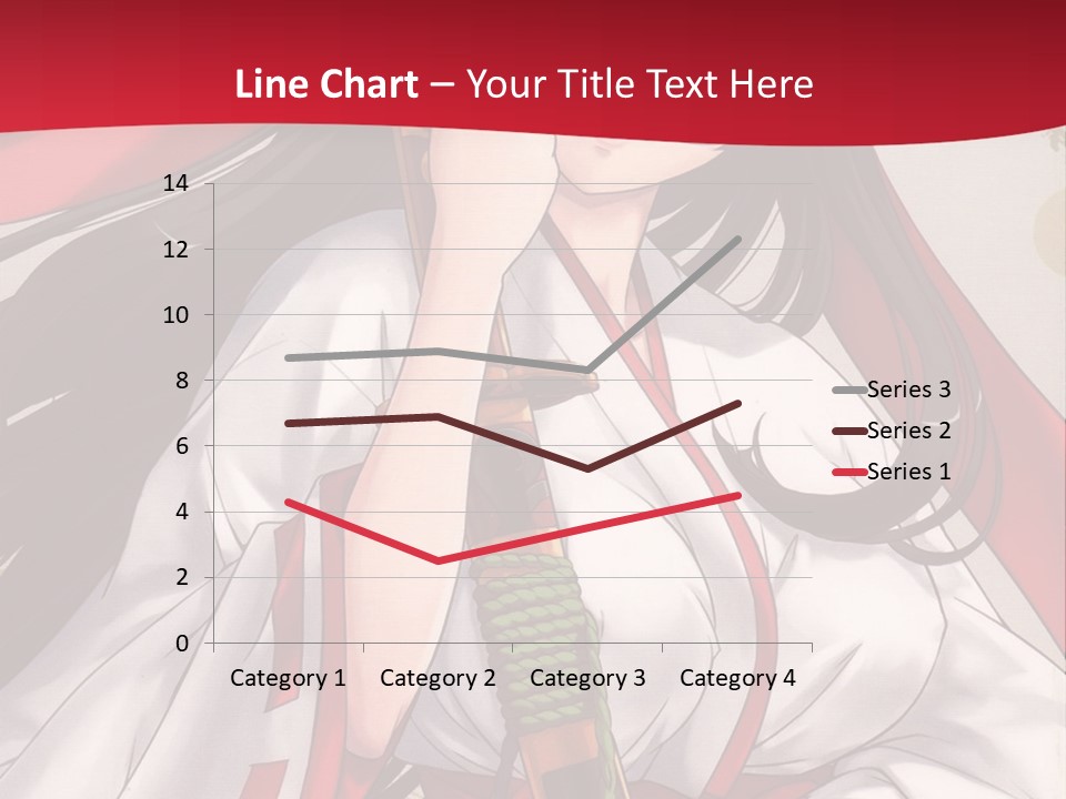 A Woman In A Red And White Dress Holding A Microphone PowerPoint Template