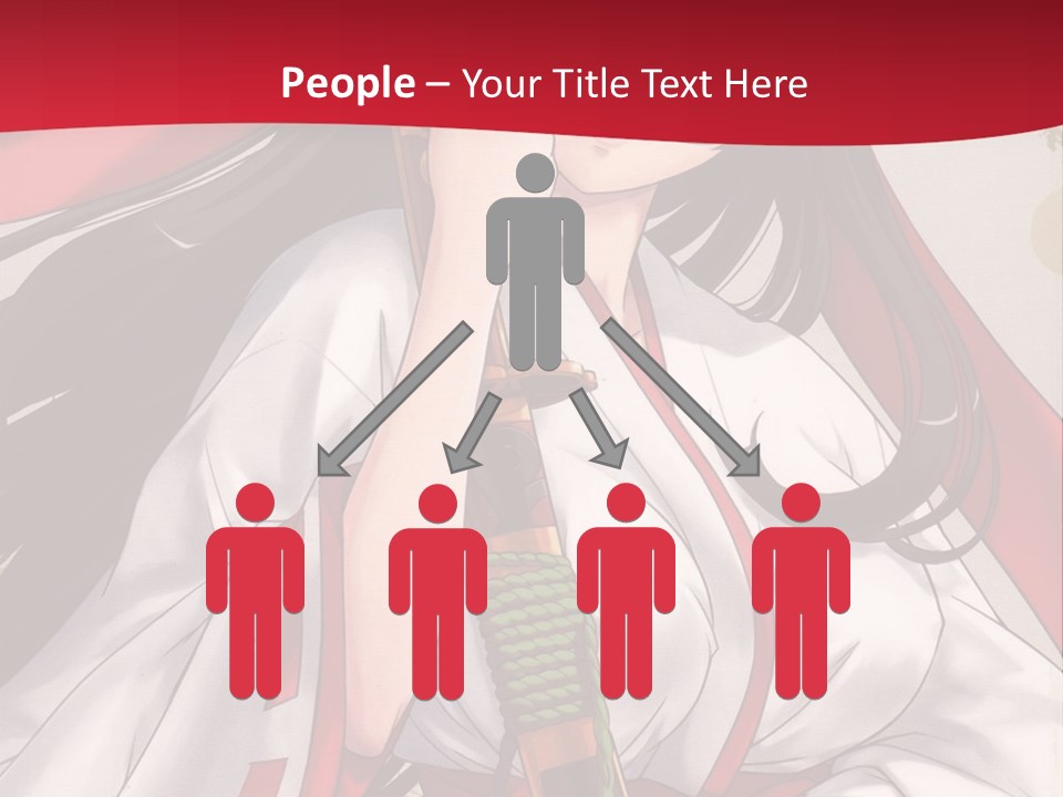 A Woman In A Red And White Dress Holding A Microphone PowerPoint Template