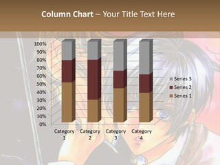 A Couple Of Anime Characters Holding An Umbrella PowerPoint Template