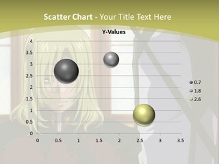 A Couple Of Anime Characters Standing Next To Each Other PowerPoint Template