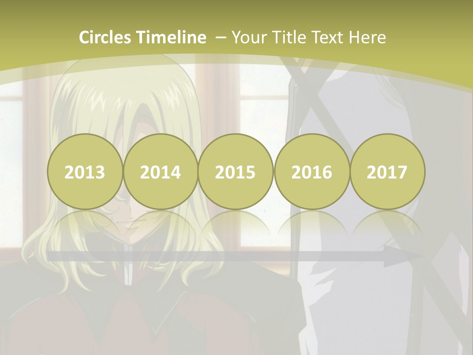 A Couple Of Anime Characters Standing Next To Each Other PowerPoint Template