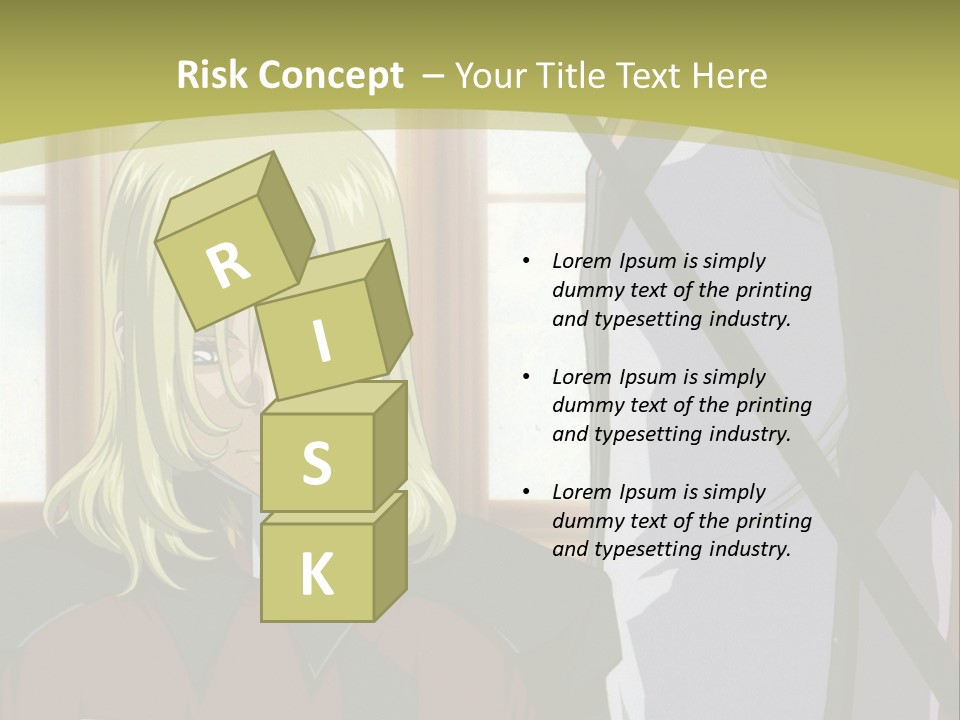 A Couple Of Anime Characters Standing Next To Each Other PowerPoint Template