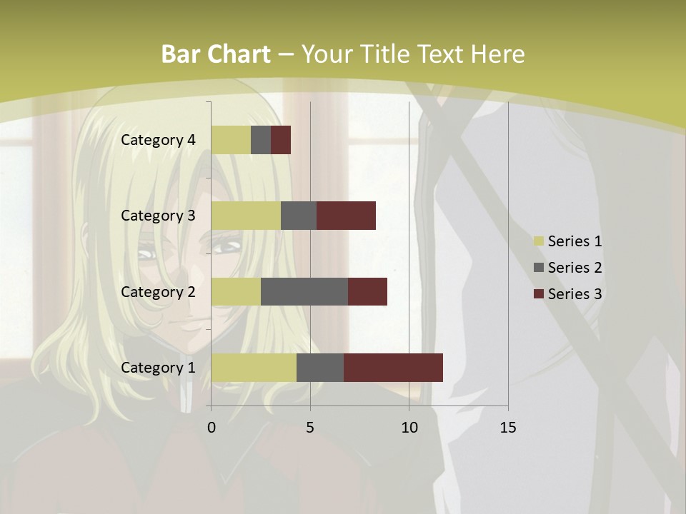 A Couple Of Anime Characters Standing Next To Each Other PowerPoint Template