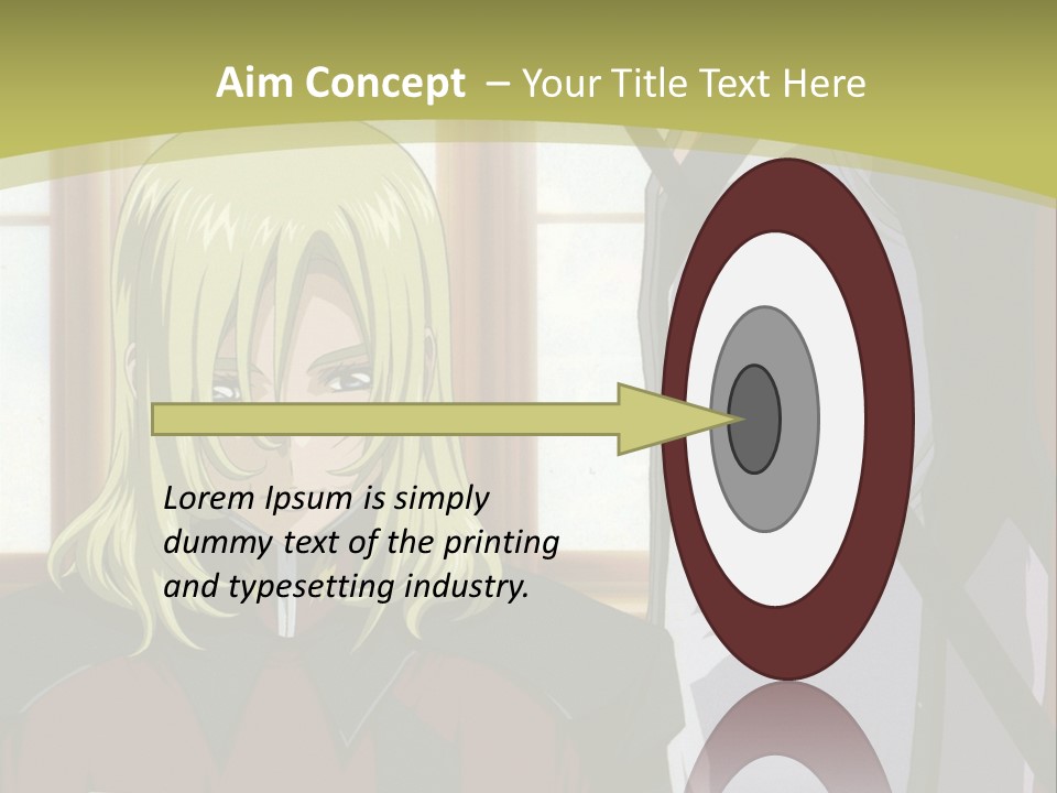 A Couple Of Anime Characters Standing Next To Each Other PowerPoint Template