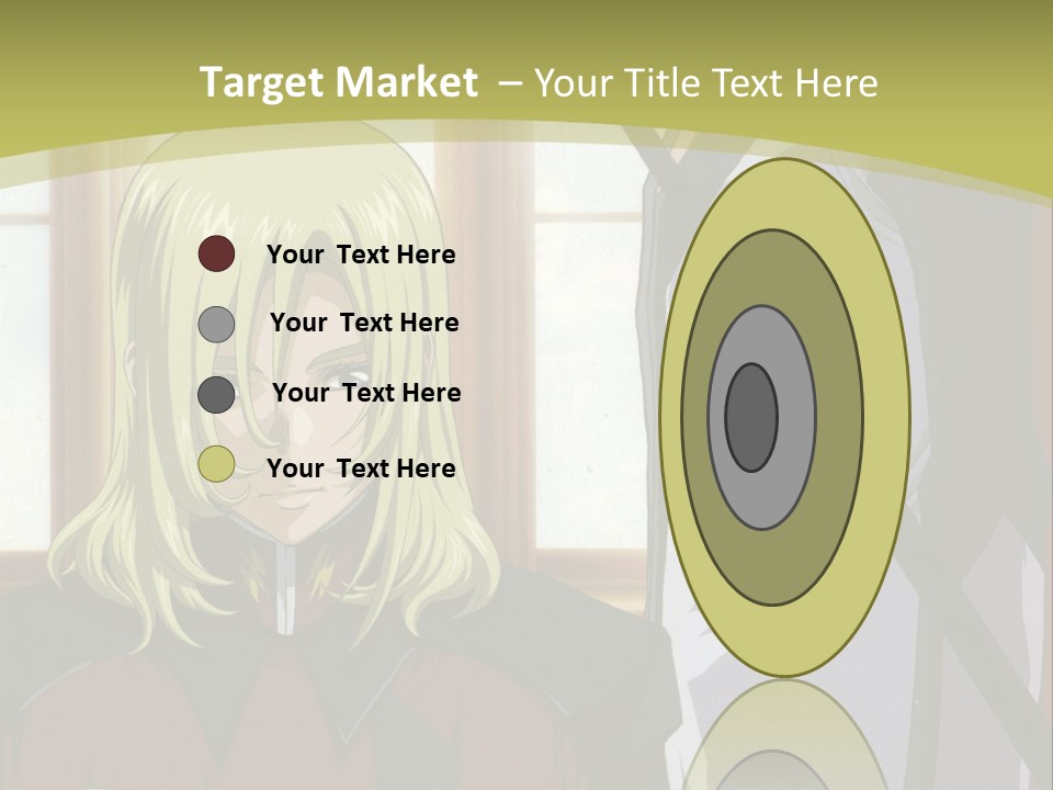 A Couple Of Anime Characters Standing Next To Each Other PowerPoint Template