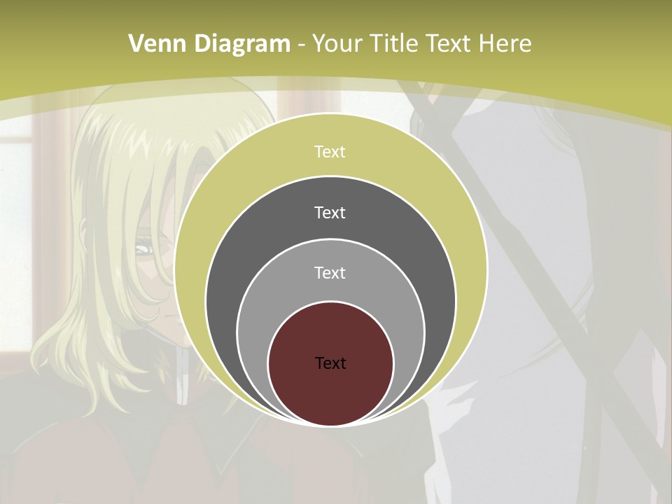 A Couple Of Anime Characters Standing Next To Each Other PowerPoint Template